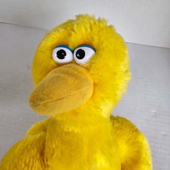 Applause 90s Sesame Street Stuffed Animal Yellow Big Bird Muppets 1992 Plush - Picture 7 of 14